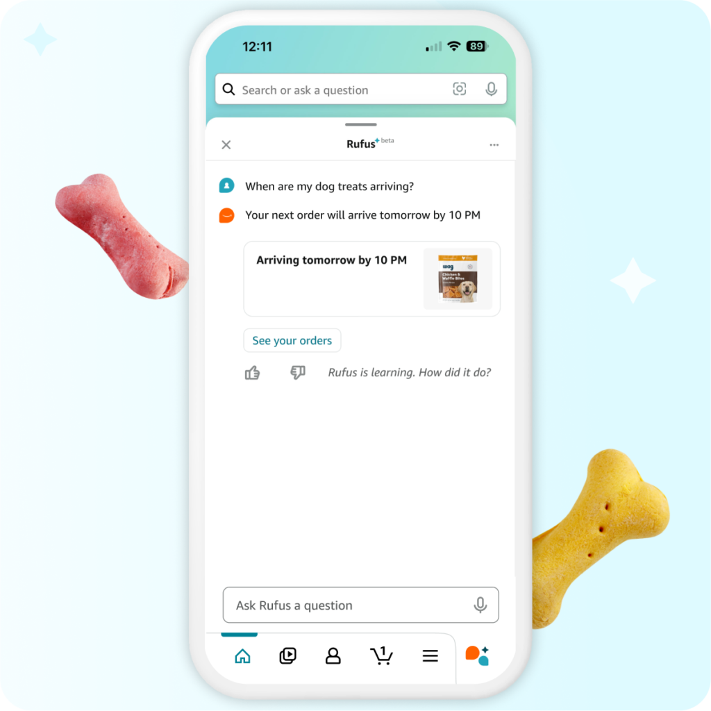 Amazon's AI shopping assistant Rufus arrives for US customers