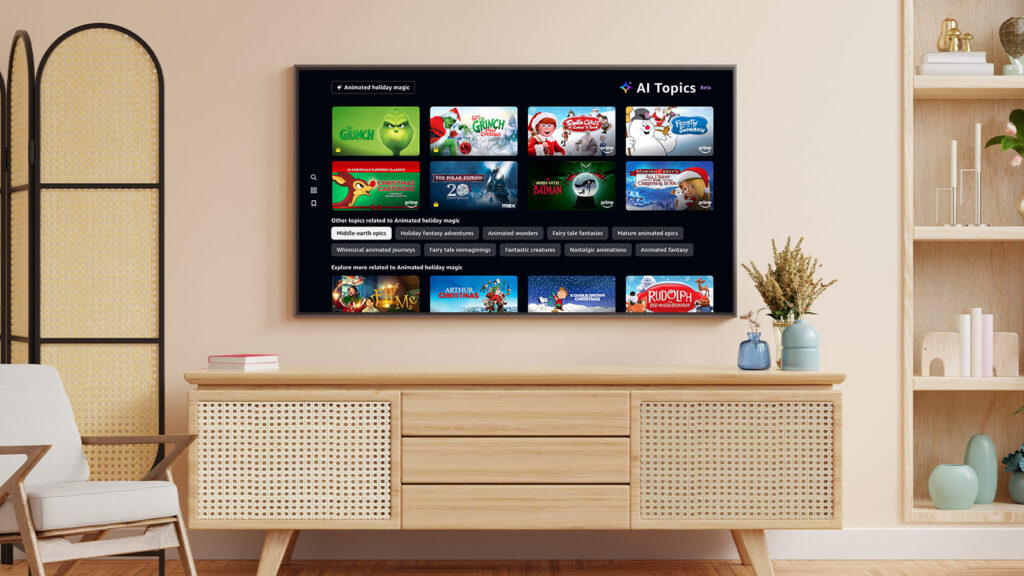 Amazon Prime Video's AI Topics feature redefines content exploration